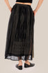 Long printed cotton skirt